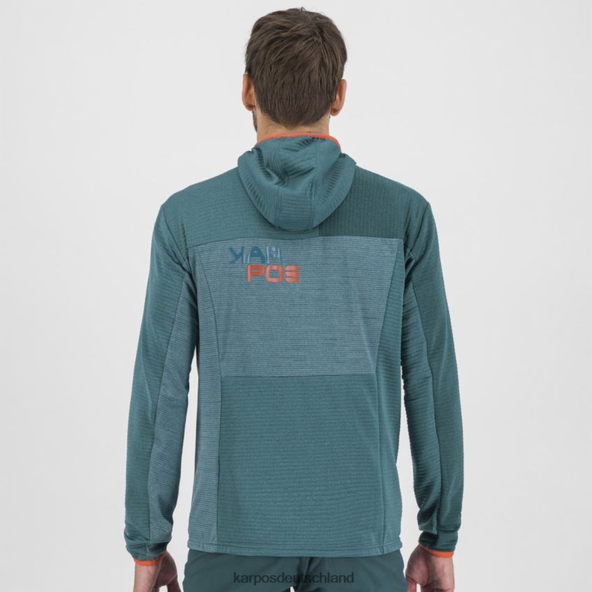 Vlies| de Karpos Männer Nuvolau-Fleece dunkles Meer/Balsam ZV820Z235