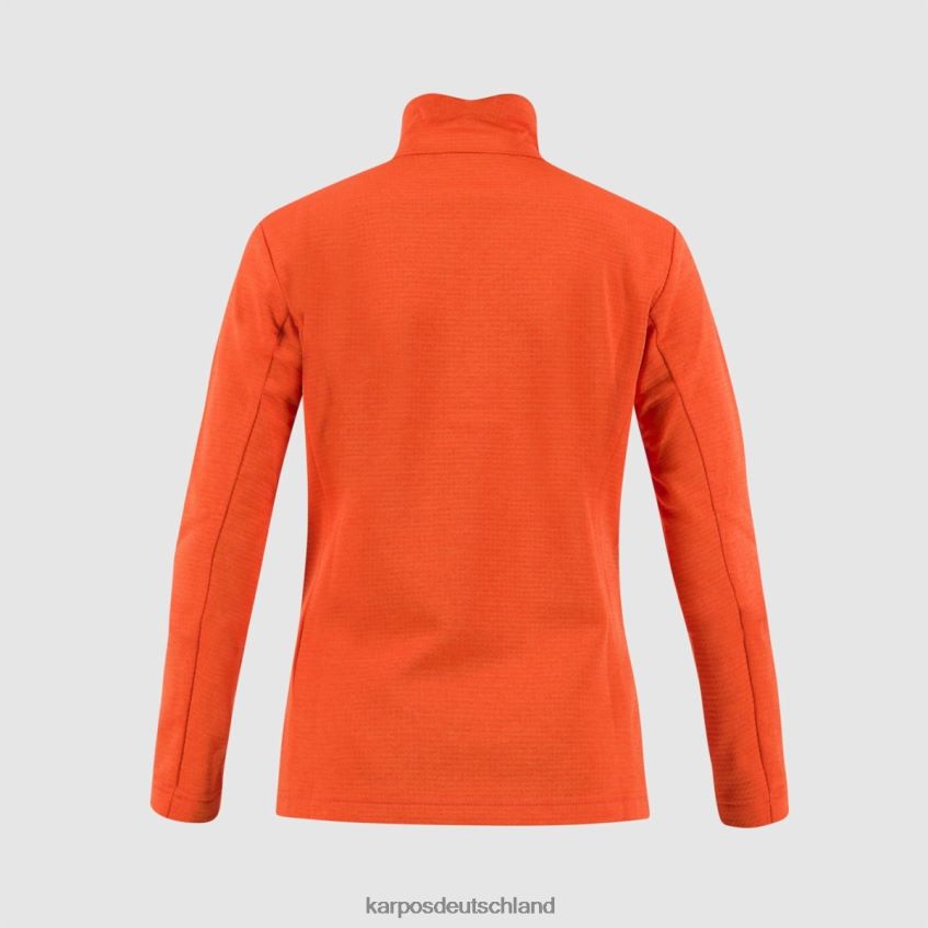 Vlies| de Karpos Männer Pizzocco Kid-Fleece mit halbem Reißverschluss Grenadine ZV820Z272
