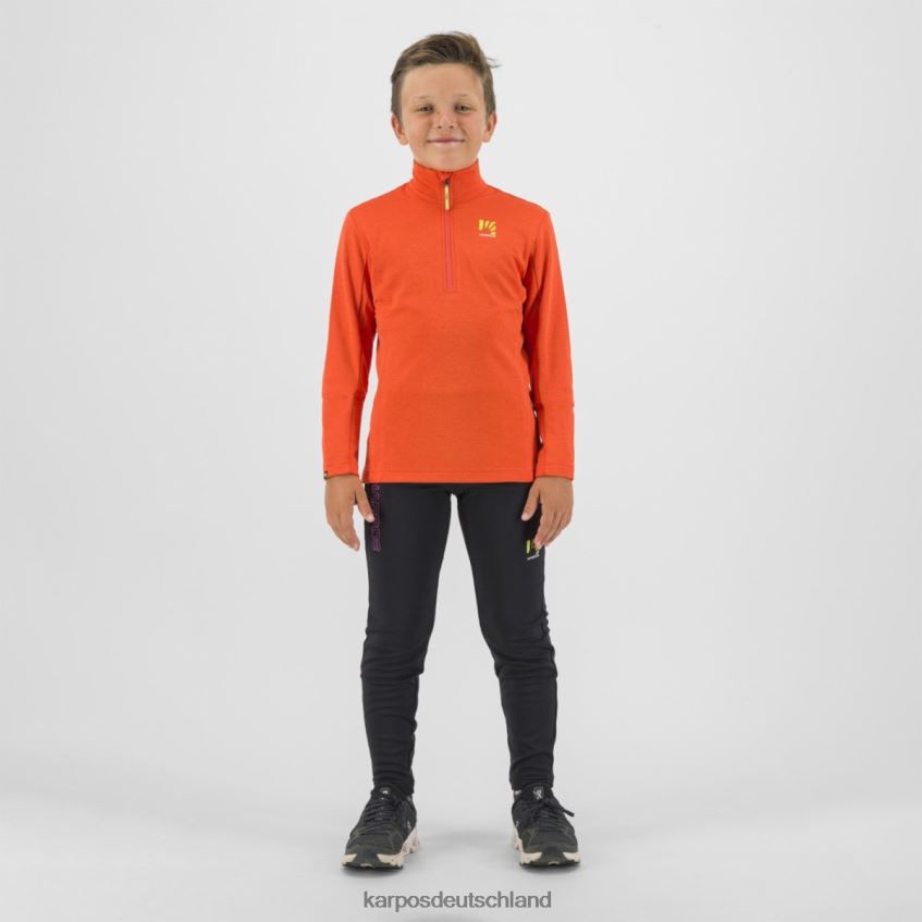 Vlies| de Karpos Männer Pizzocco Kid-Fleece mit halbem Reißverschluss Grenadine ZV820Z272