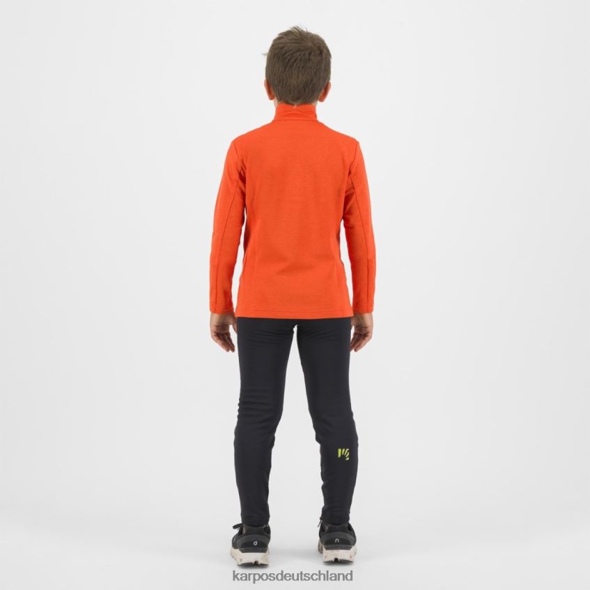 Vlies| de Karpos Männer Pizzocco Kid-Fleece mit halbem Reißverschluss Grenadine ZV820Z272