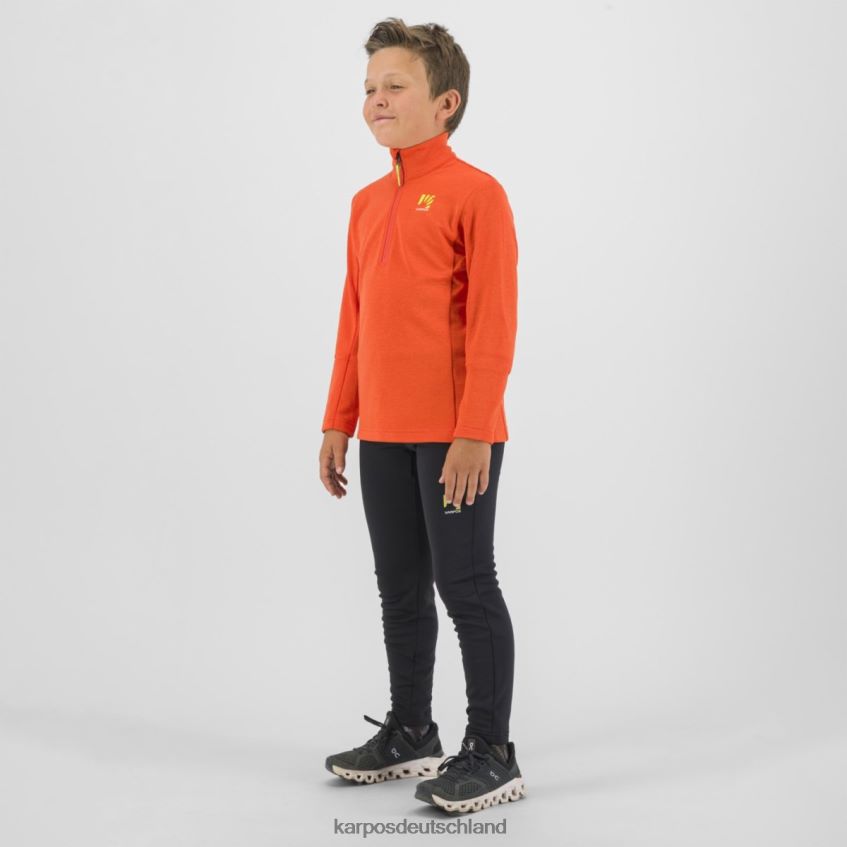 Vlies| de Karpos Männer Pizzocco Kid-Fleece mit halbem Reißverschluss Grenadine ZV820Z272