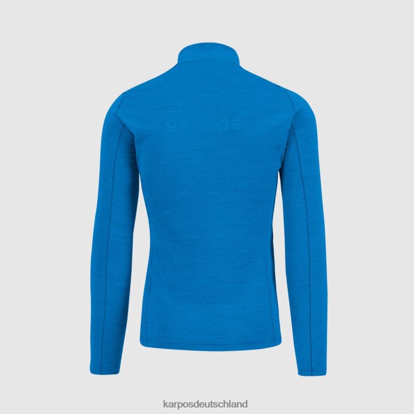 Vlies| de Karpos Männer Pomedes T-Shirt ls Indigo-Buntung/Weltraum ZV820Z246