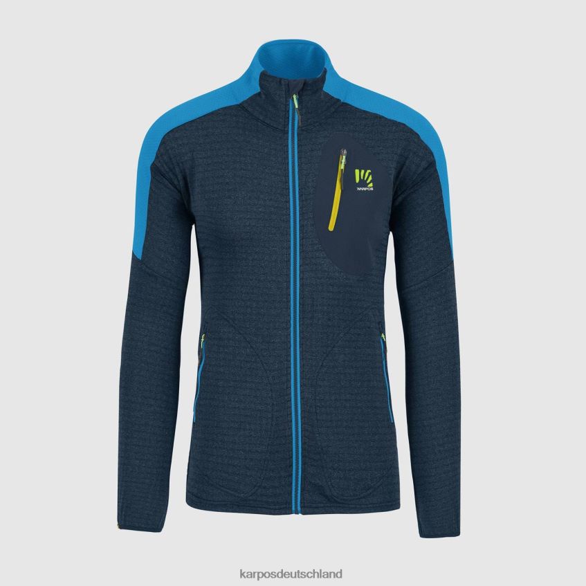 Vlies| de Karpos Männer Puez-Fleece Mitternachts-/Divablau ZV820Z223