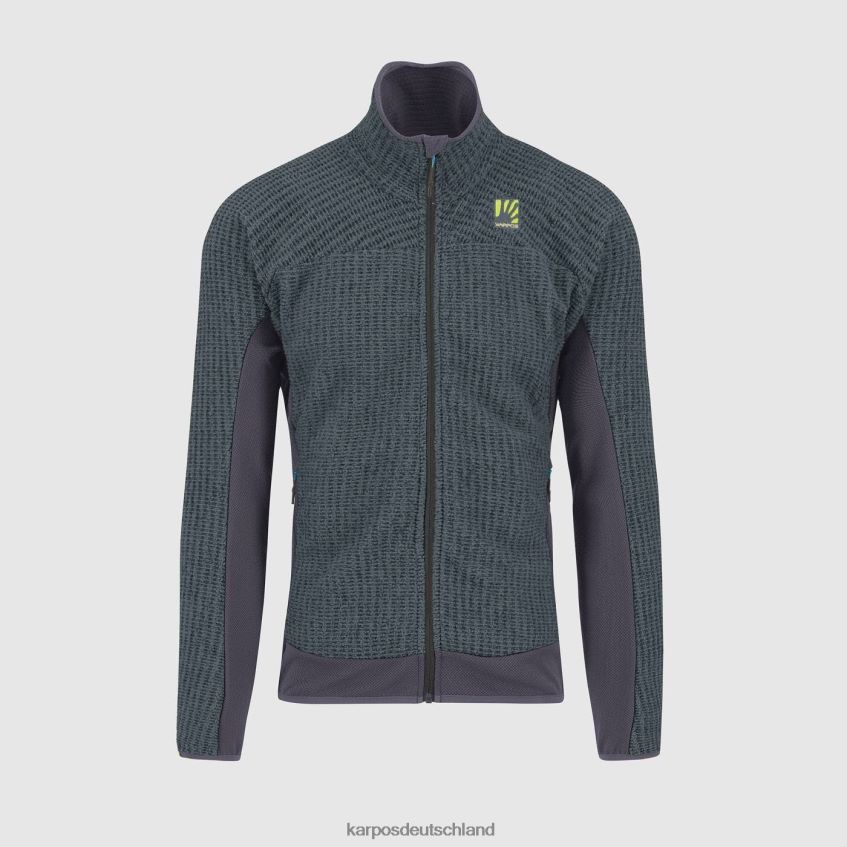 Vlies| de Karpos Männer Rocchetta-Fleece dunkler Schiefer/schwarz ZV820Z262