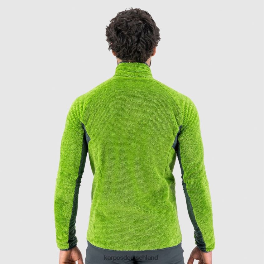 Vlies| de Karpos Männer Scheitelvlies lindgrün/dunkler Schiefer ZV820Z194